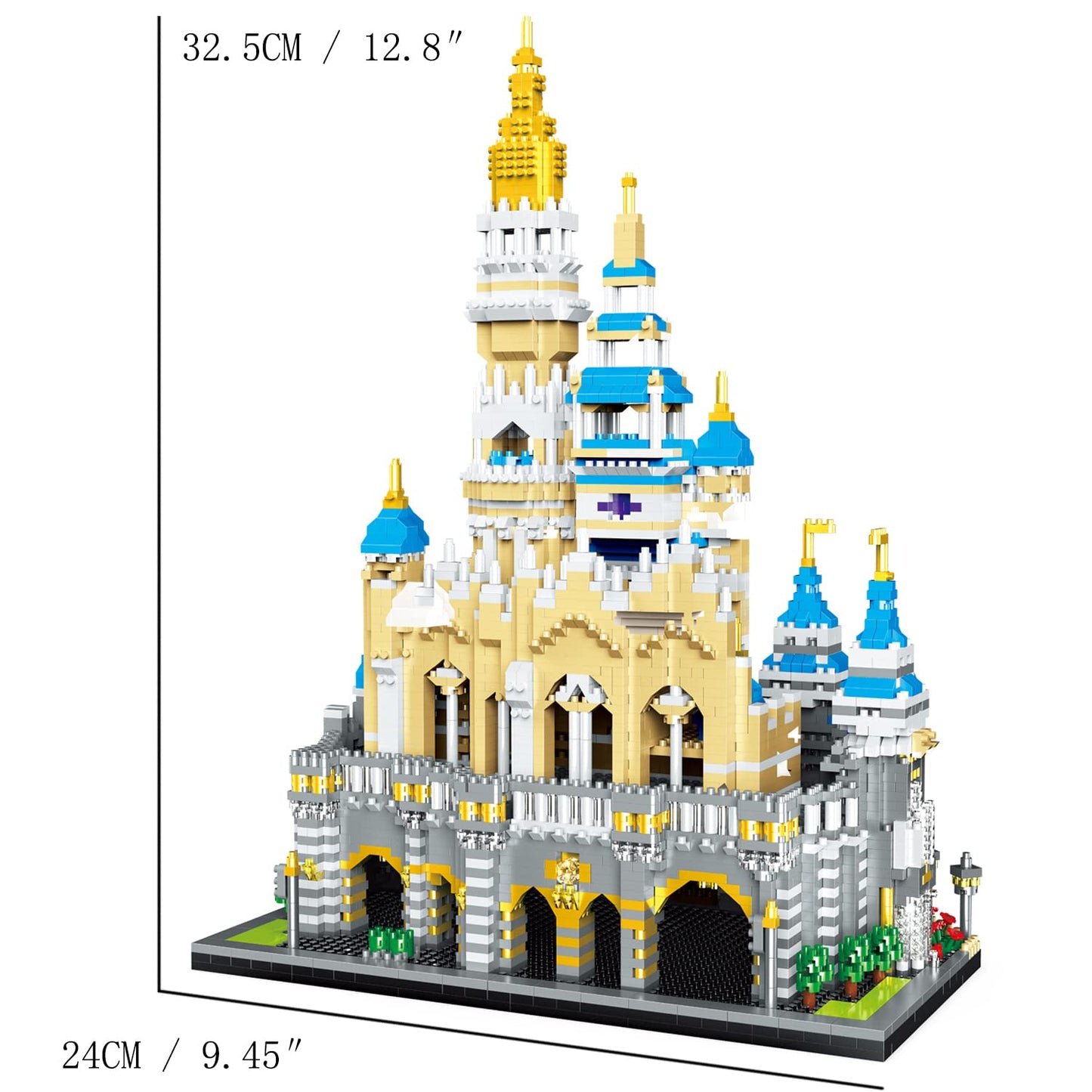 TzFioy Fairyland Castle Set (5297 Pcs) – European Architecture Model for Kids & Adults