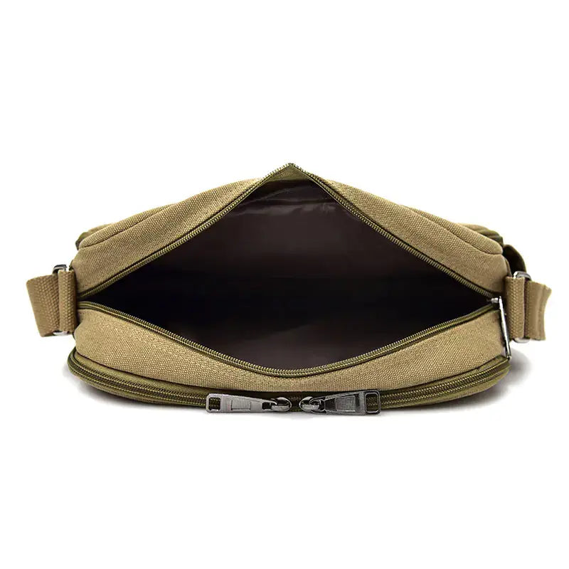 Vintage Canvas Utility Crossbody