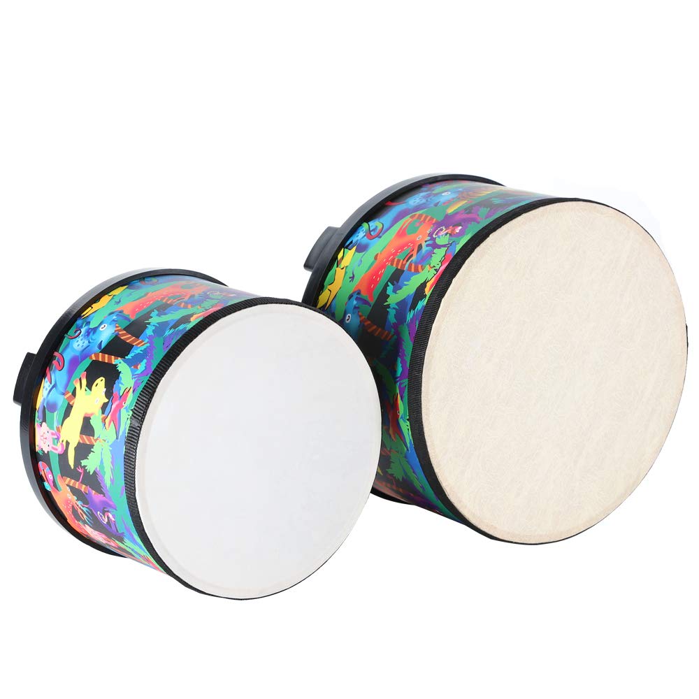 Ubblove Floor Tom Drum for Kids – 8-Inch Montessori Instrument with 2 Mallets