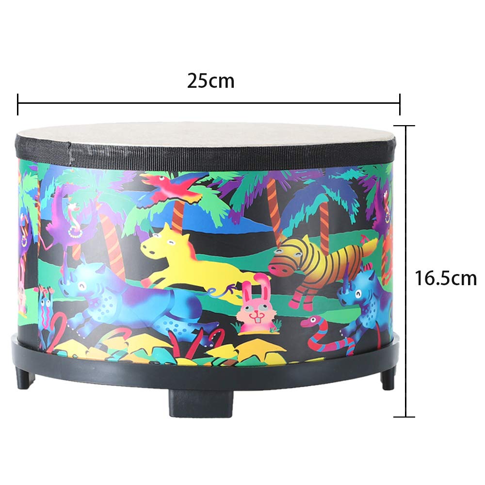 Ubblove Floor Tom Drum for Kids – 10-Inch Percussion Instrument with Mallets