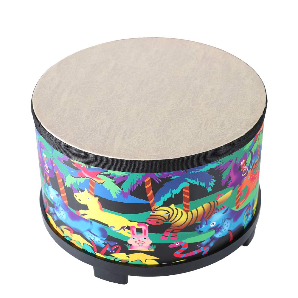 Ubblove Floor Tom Drum for Kids – 10-Inch Percussion Instrument with Mallets