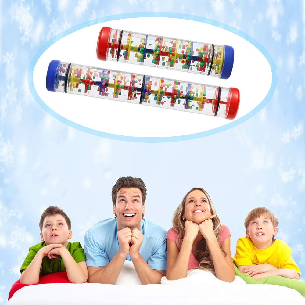 Ubblove Rainmaker 8-Inch Mini Rainstick Toy for Babies – Colorful Shaker