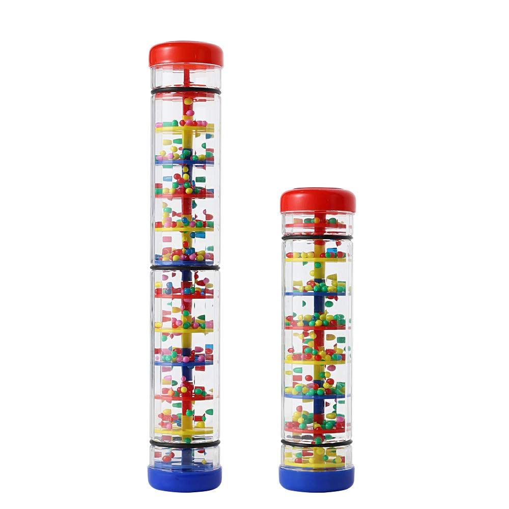 Ubblove Rainmaker 8-Inch Mini Rainstick Toy for Babies – Colorful Shaker