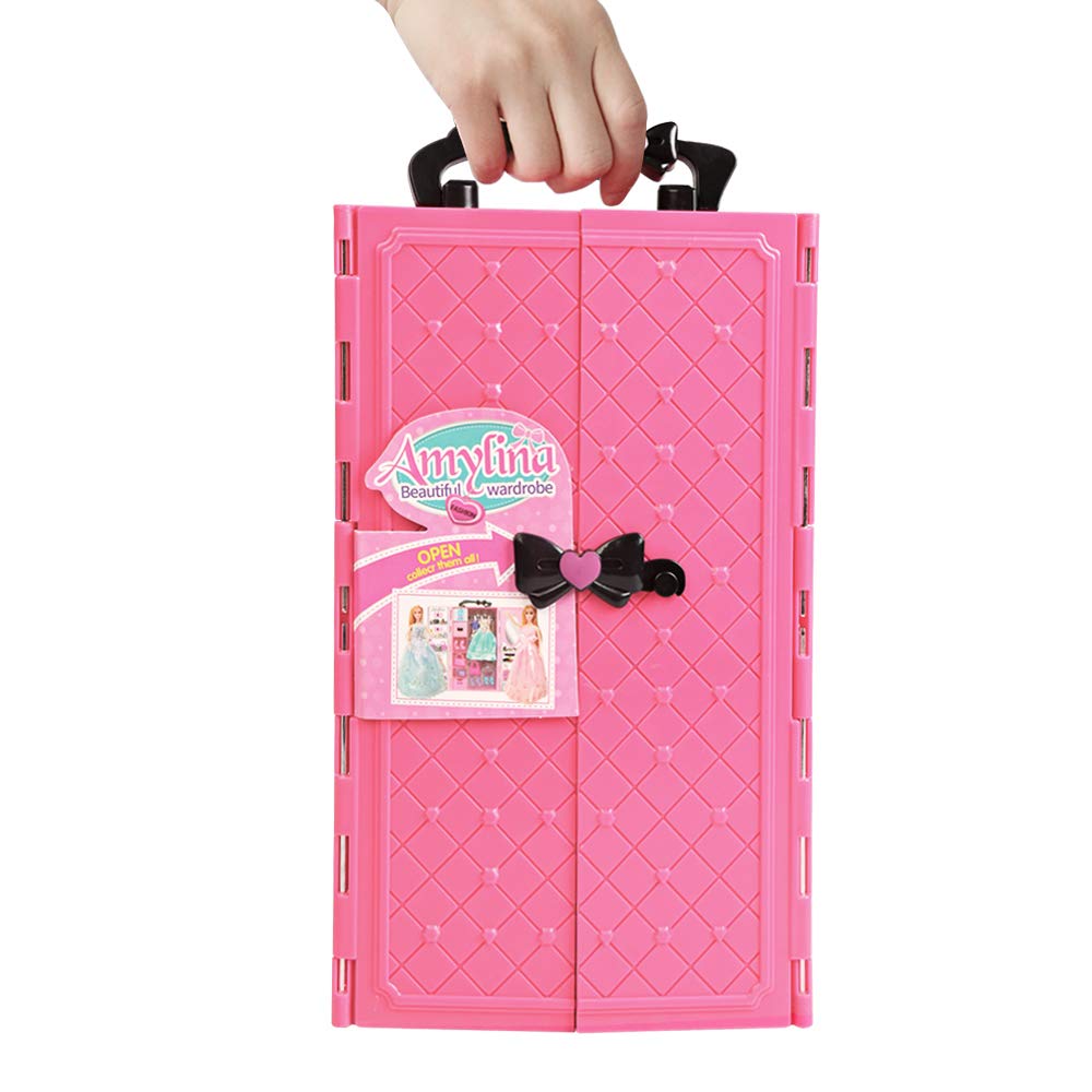 UCanaan Girl Doll Closet Set – 11.5-Inch Fashion Doll with Clothes & Accessories