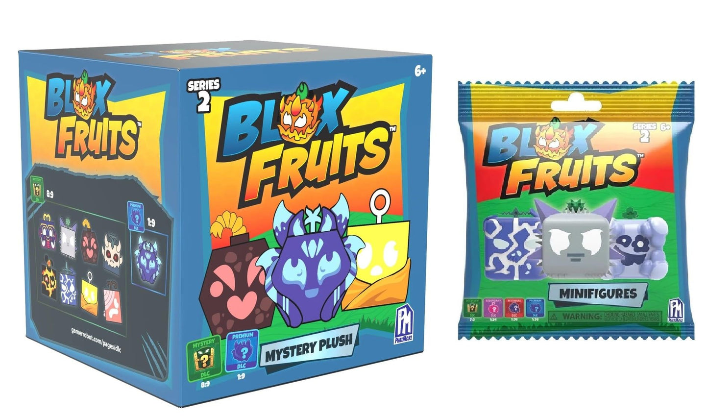 UCC Distributing BLOX Fruits Mystery Plush & Figure 2-Pack – Series 2 (DLC Codes Included)