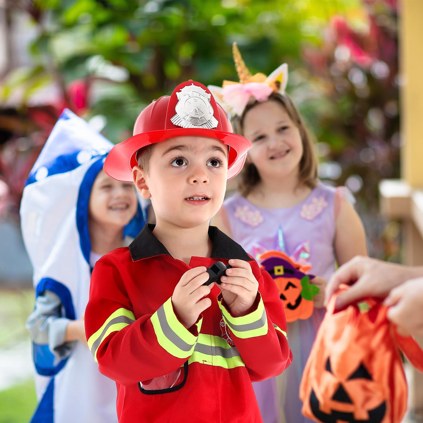 Udekit Firemen Costume for Kids – Fire Chief Dress-Up (Ages 2–4)