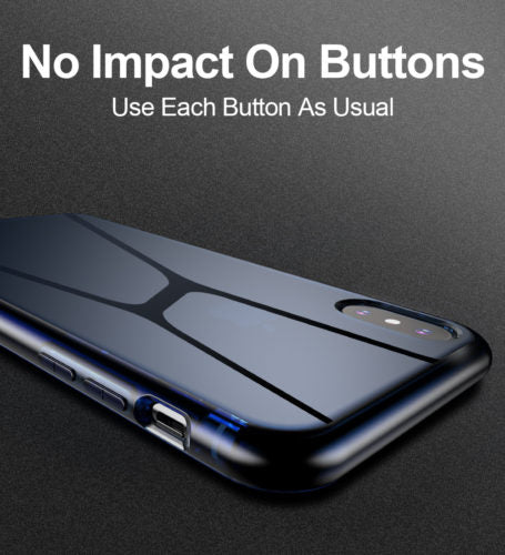 Dux Ducis Light Series Blue Case - For iPhone X