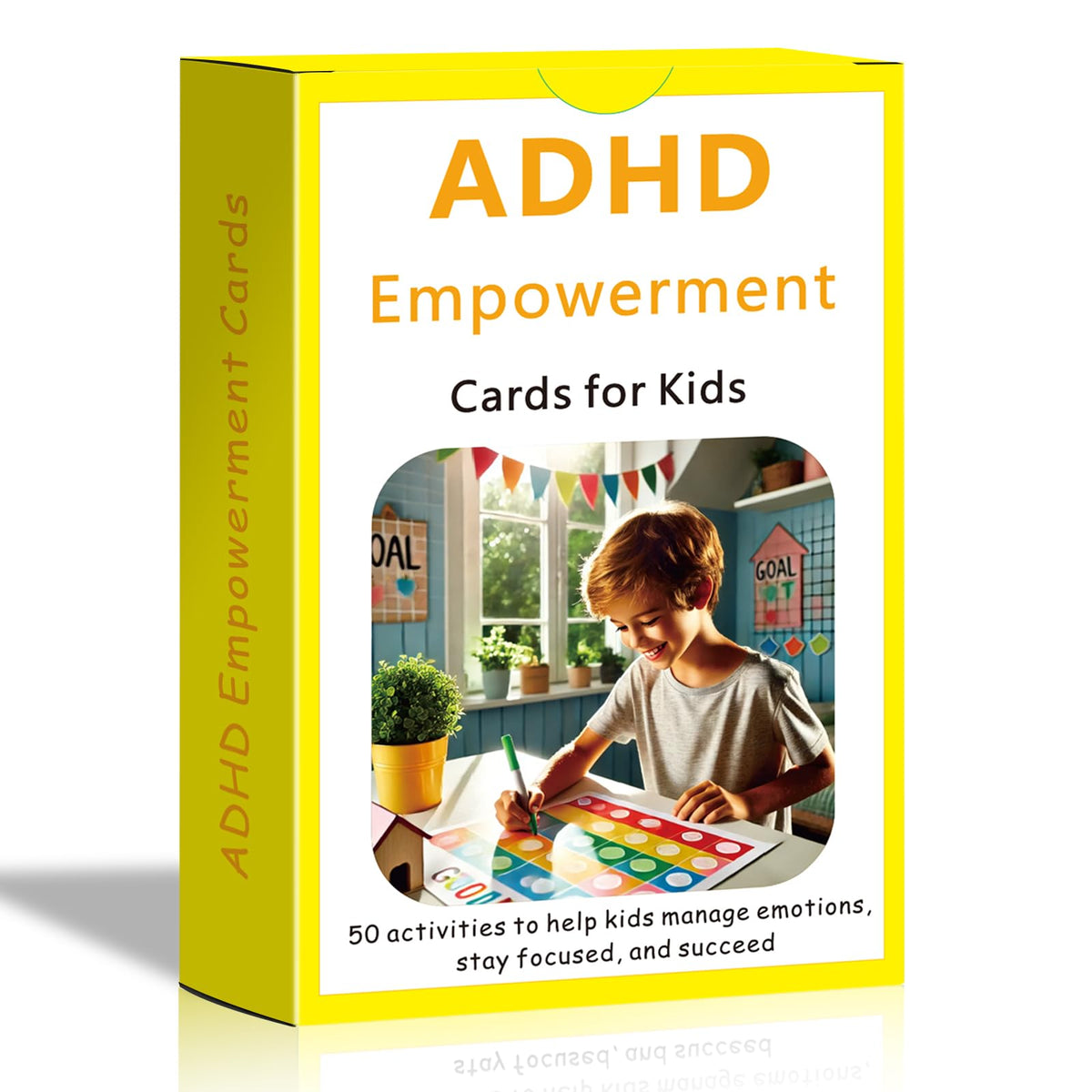 Uflognirz ADHD Tools for Kids (Ages 5-12) - 50 Regulation & Coping Cards