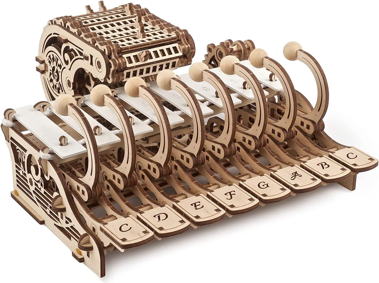 UGEARS Celesta 3D Mechanical Puzzle – Wooden Musical Model Kit
