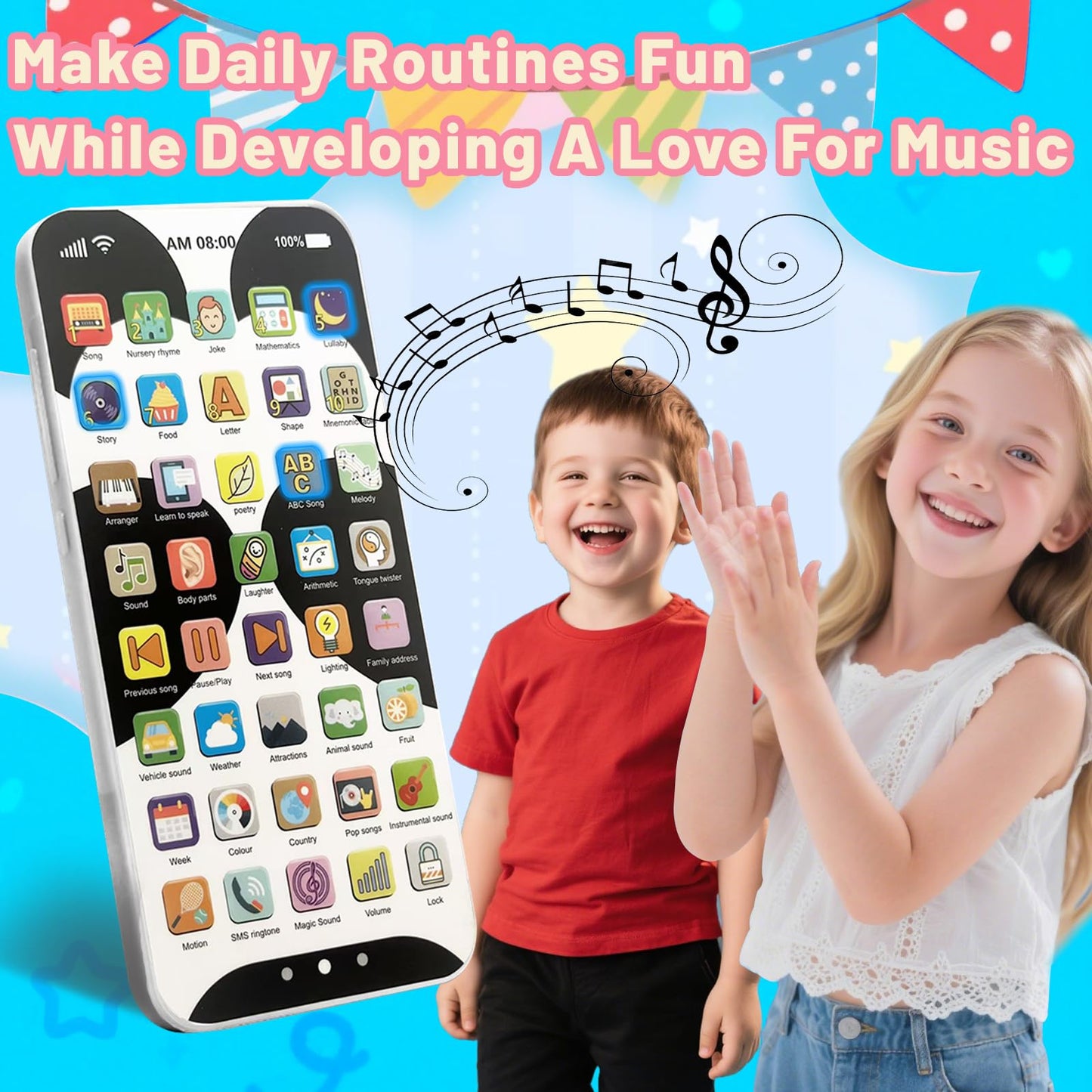 Uibyt Kids Phone: 10,000+ Educational Content for Toddlers