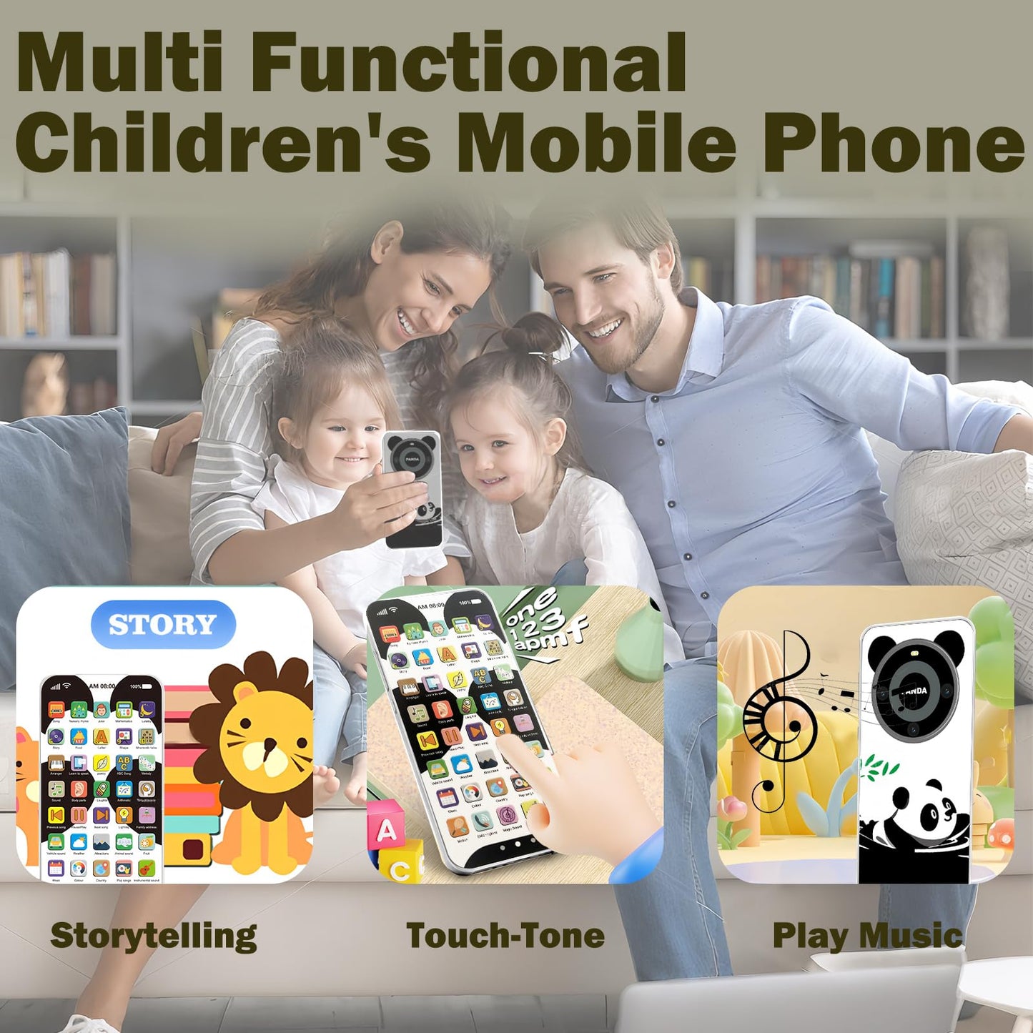 Uibyt Kids Phone: 10,000+ Educational Content for Toddlers