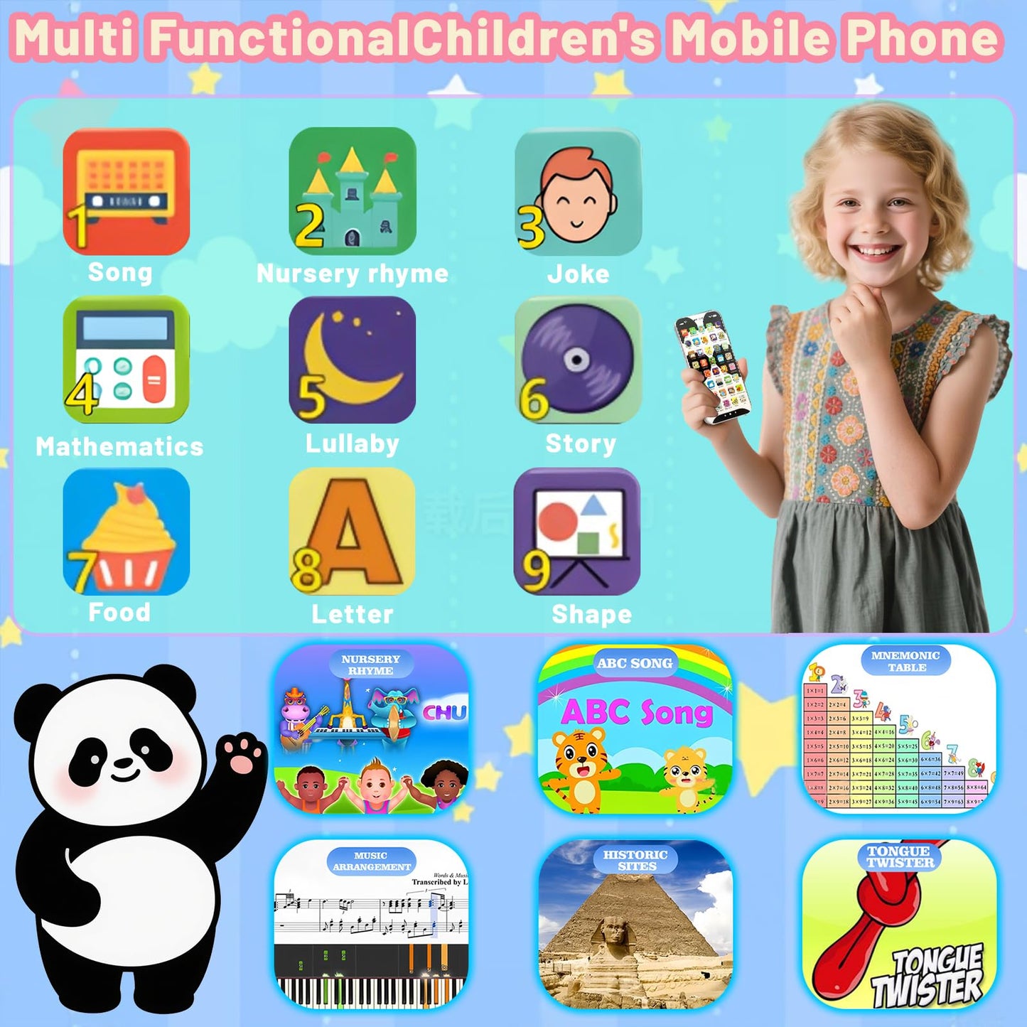 Uibyt Kids Phone: 10,000+ Educational Content for Toddlers