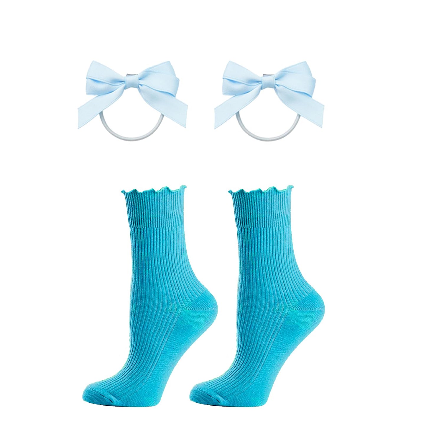 UIMLK Halloween Costume Dress for Girls - Blue Gingham Storybook Outfit (3-4 Years)