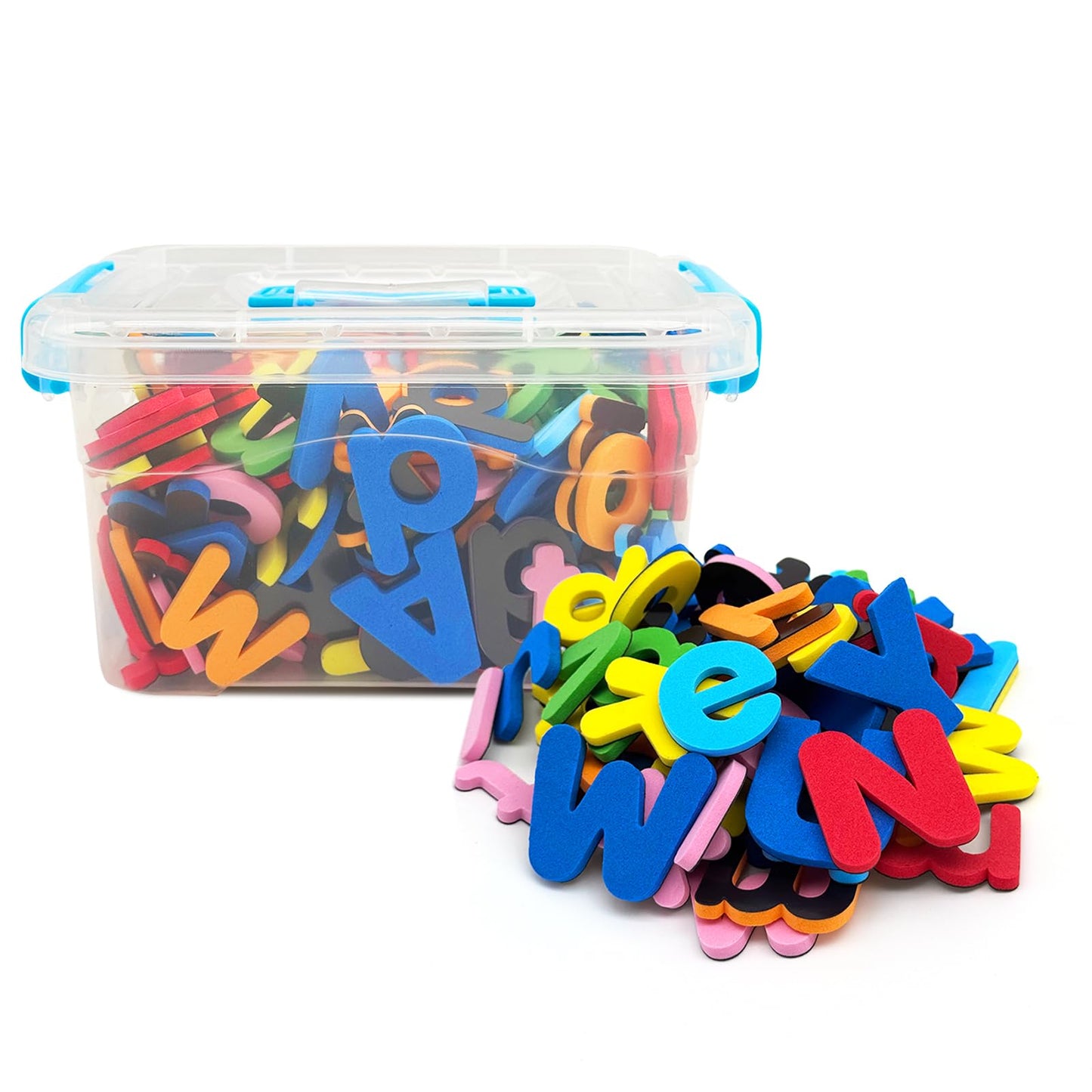 UJL Classroom Magnetic Alphabet Letters (238 Pcs) - Double-Sided Magnetic Board for Preschool & Toddler Learning