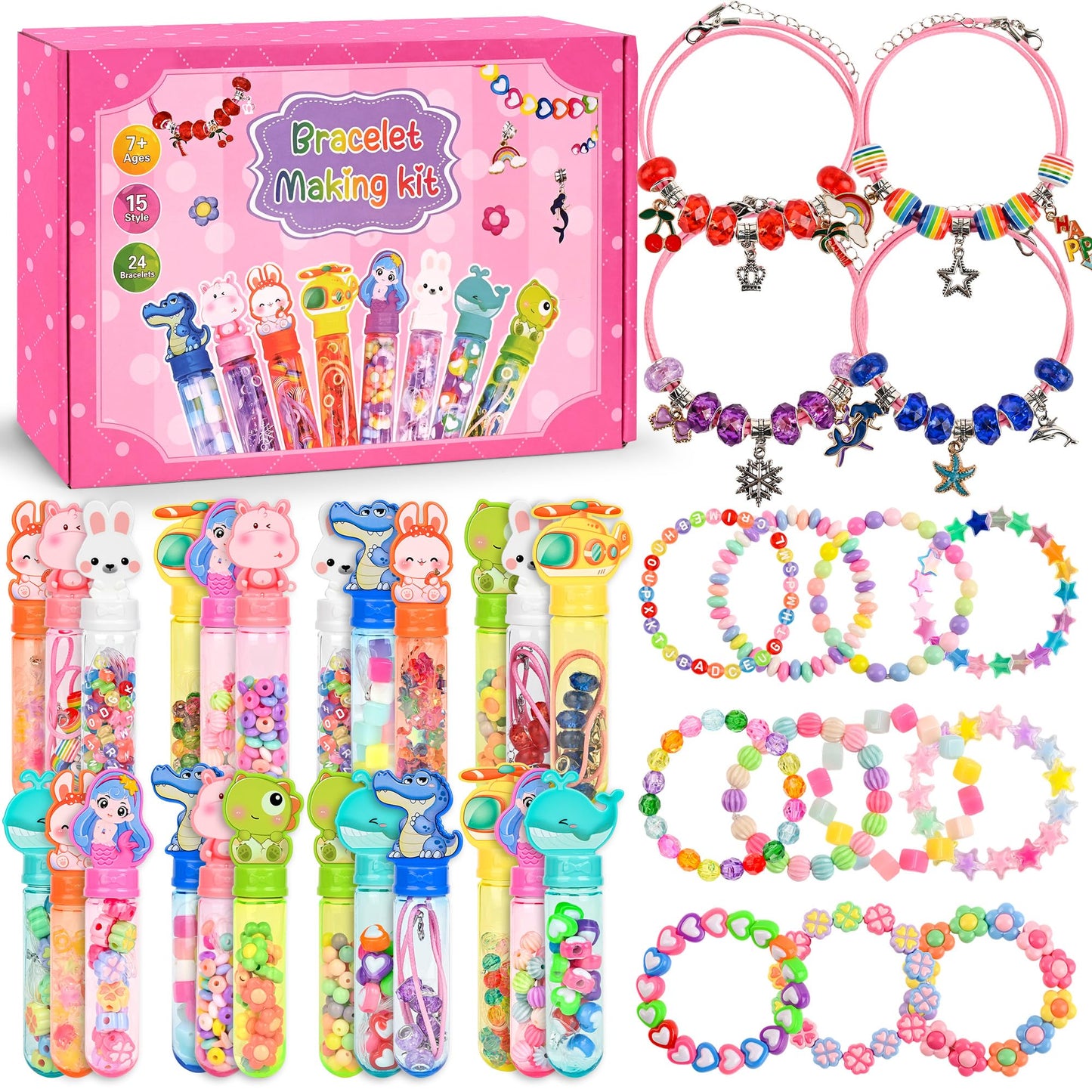 Ulema 24Pack Bracelet Kit – DIY Jewelry Making & Party Favors Gift Box