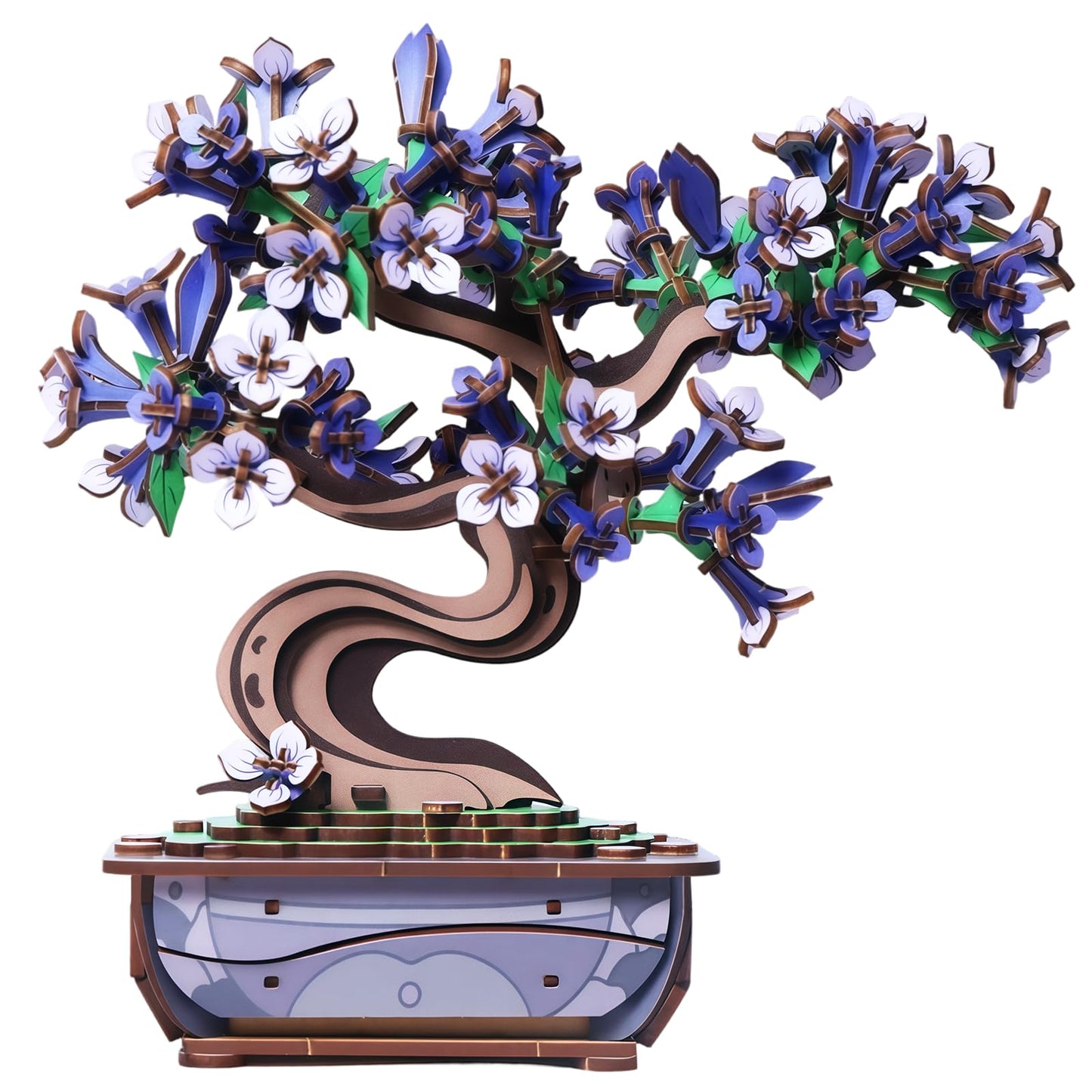 Ulieer 3D Wooden Flower Puzzle for Adults – Bonsai DIY Craft Kit & Home Decor