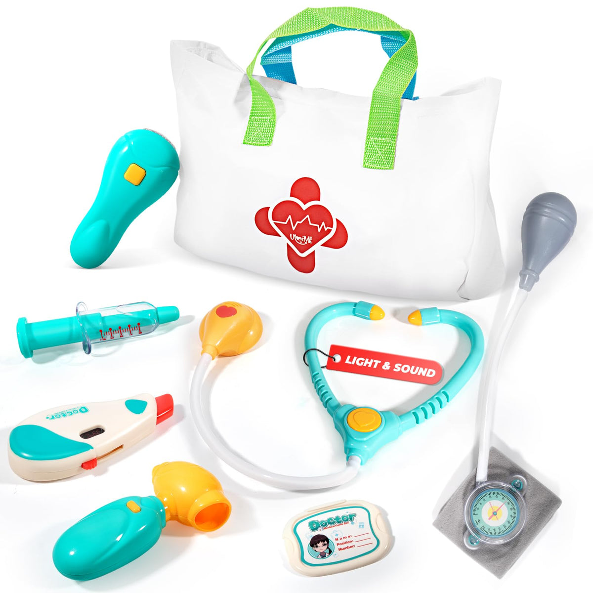 ULOVEME Doctor Kit for Toddlers 3-5 – Pretend Play Medical Set