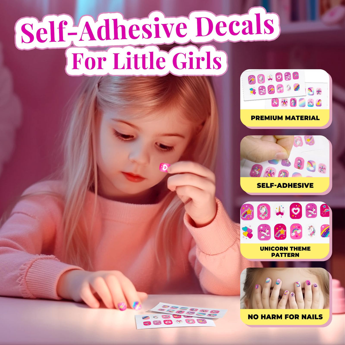 ULOVEME Kids Real Makeup Kit — Safe, Washable Unicorn Toy Makeup