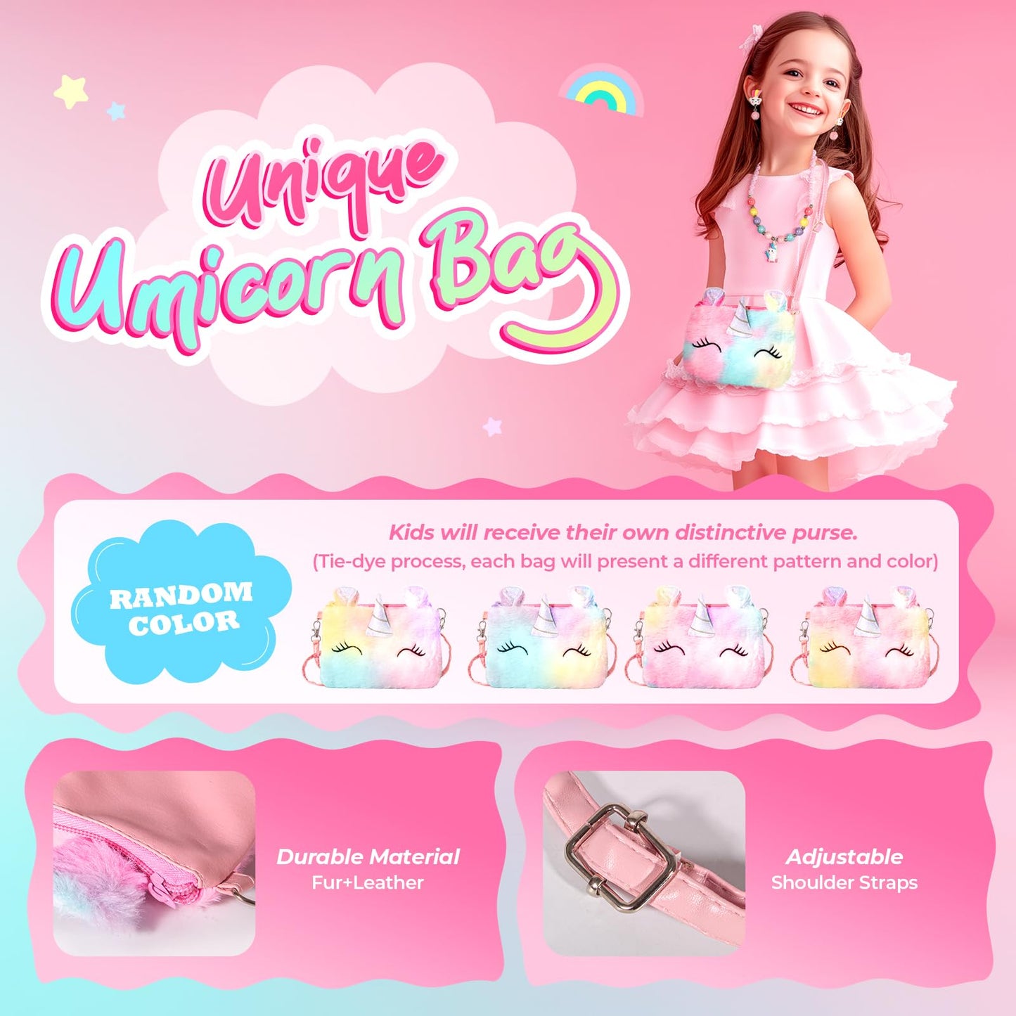 ULOVEME Kids Real Makeup Kit — Safe, Washable, Non-Toxic Unicorn Toy