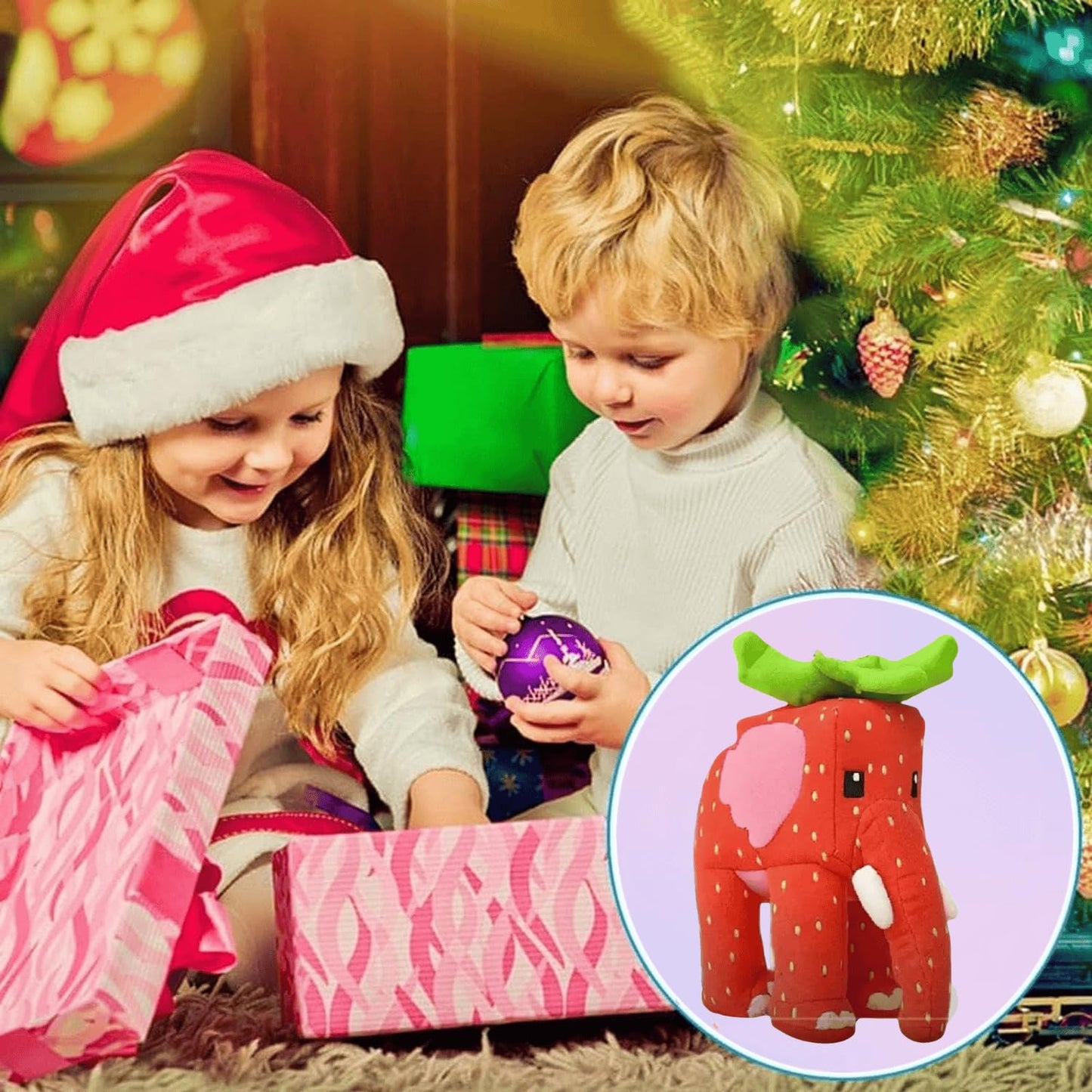 ULTHOOL Steal a Brainrot Plush Toy, 9.8 in Red — Collectible Brain Rot Plush Gift for Fans