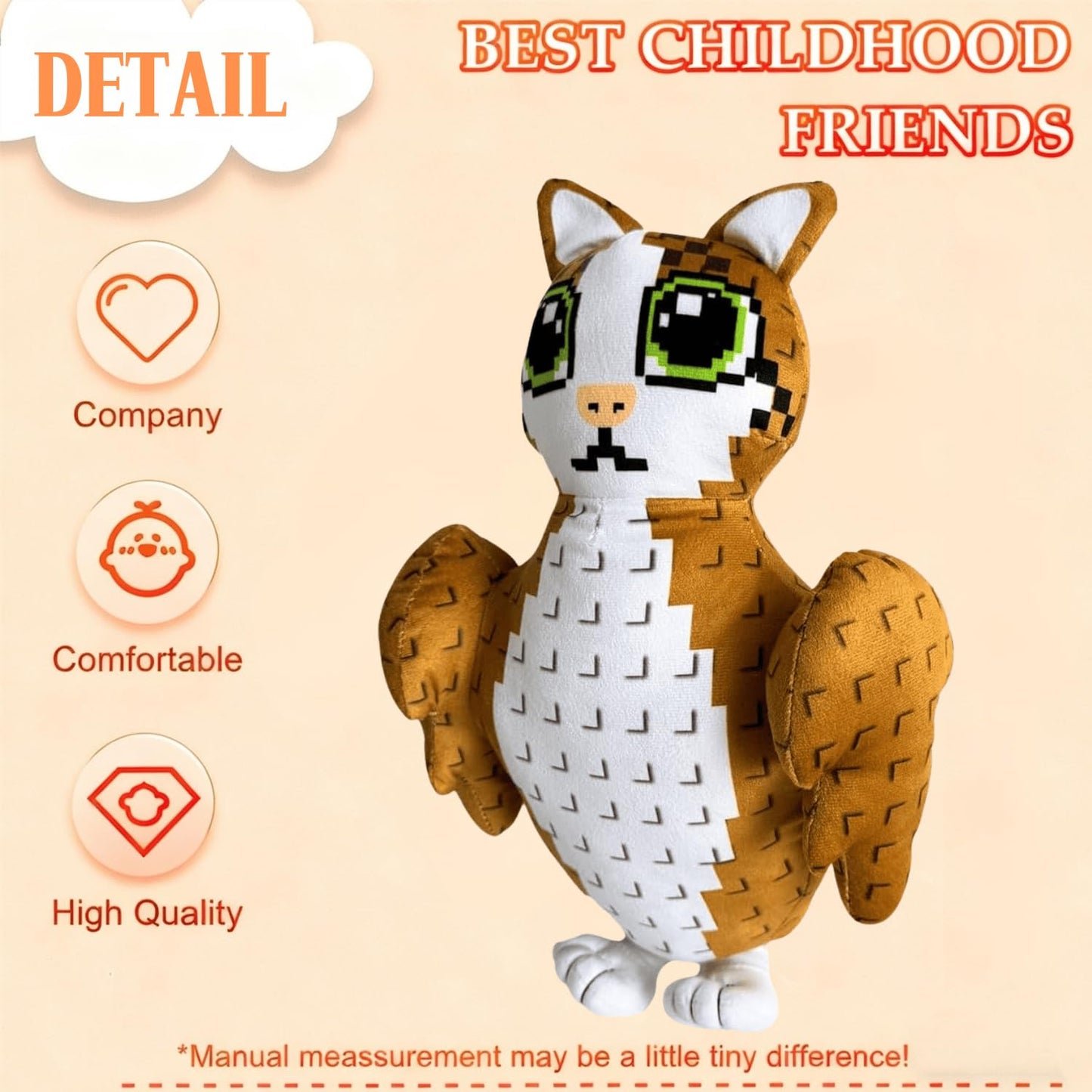 ULTHOOL Steal a Brainrot Plush – 9.8-Inch Collectible Brain Rot Plush for Fans (Meowl)