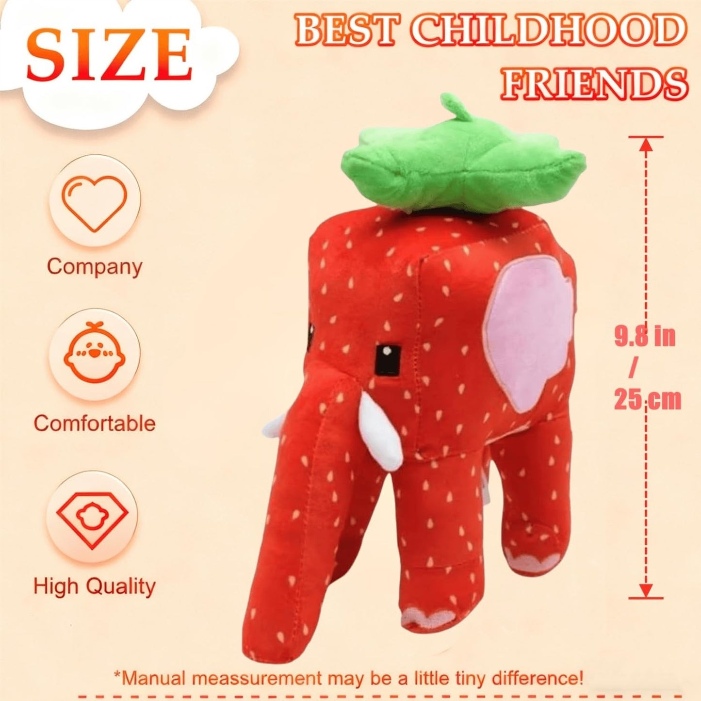 ULTHOOL Steal a Brainrot Plush Toy, 9.8 in Red — Collectible Brain Rot Plush Gift for Fans