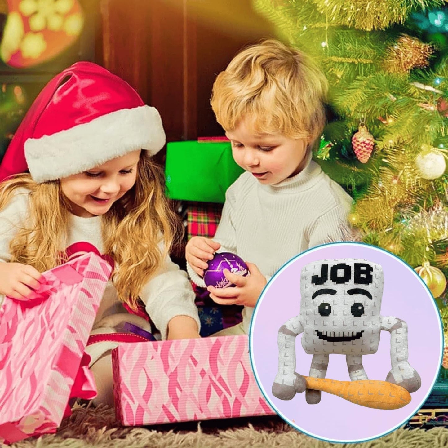 ULTHOOL Steal a Brainrot Plush Toy — Adorable Collectible Brainrot Gift (Job)