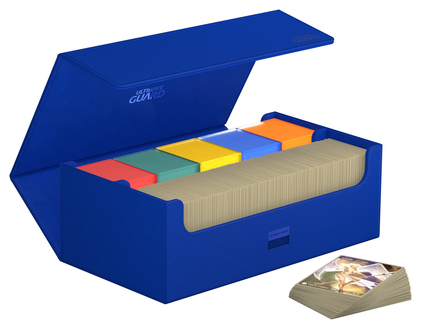 Ultimate Guard Arkhive 800+ Deck Case – 800 Double-Sleeved / 1000 Single-Sleeved Cards (Blue)
