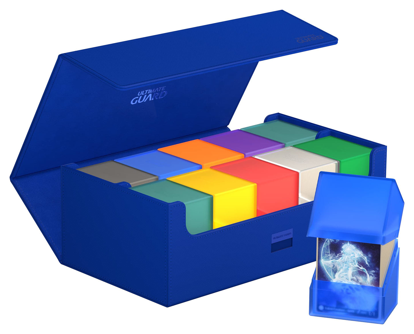 Ultimate Guard Arkhive 800+ Deck Case – 800 Double-Sleeved / 1000 Single-Sleeved Cards (Blue)