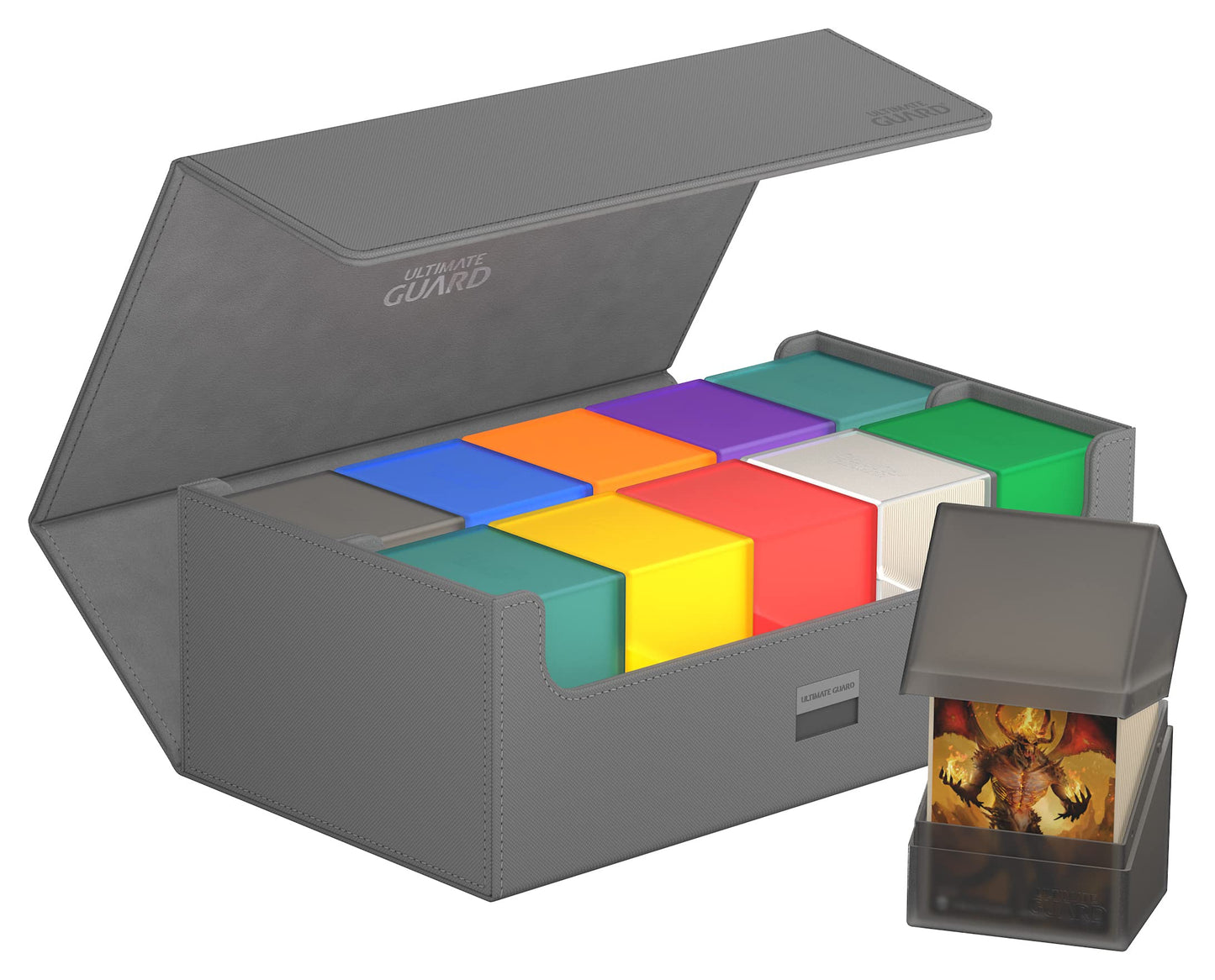 Ultimate Guard Arkhive 800+ Deck Case – 800 Double-Sleeved / 1000 Single-Sleeved, Magnetic Closure