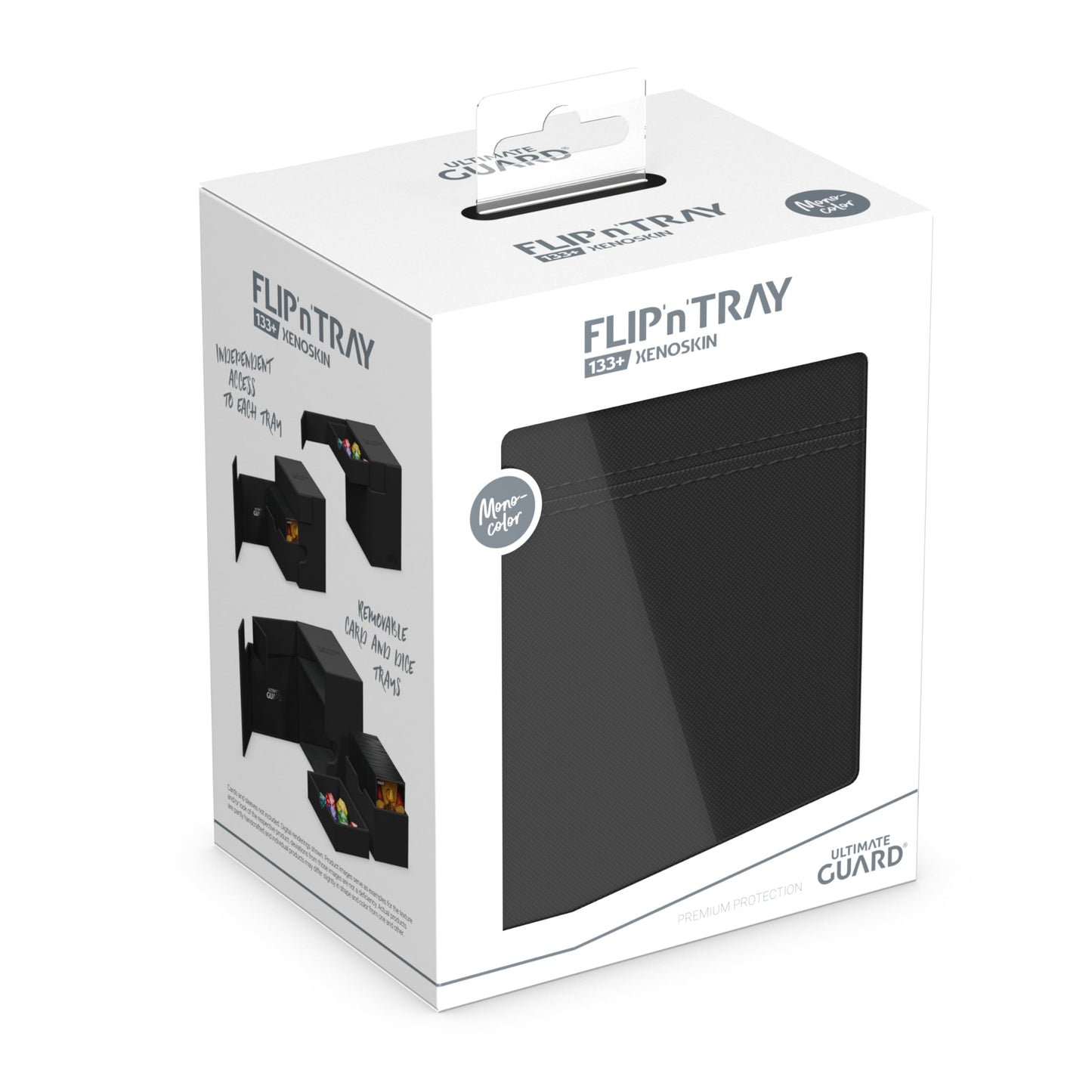 Ultimate Guard Flip'n'Tray 133+ Deck Case with Dice Tray – Black