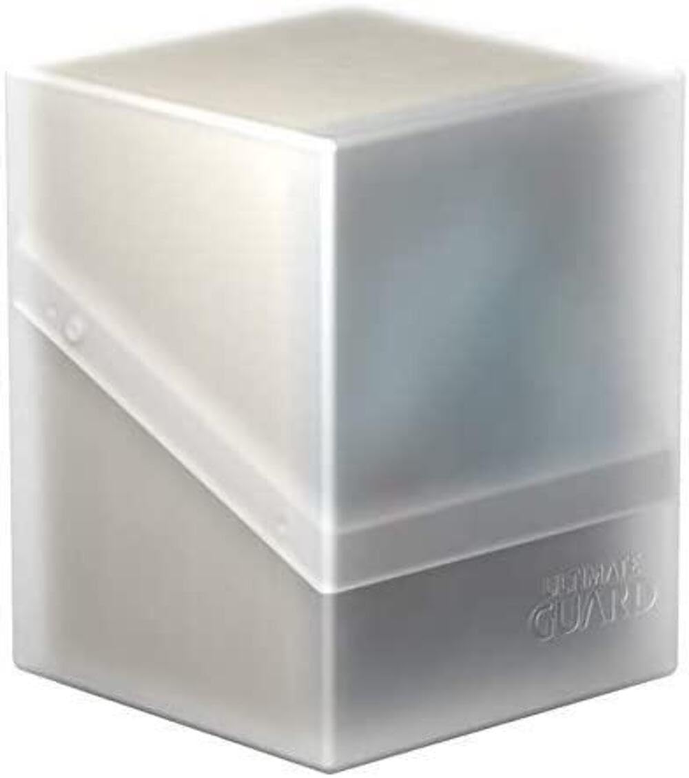 Ultimate Guard Boulder 100+ Classic Deck Case – Frosted, Secure, Durable Storage for 100 Double-Sleeved Cards