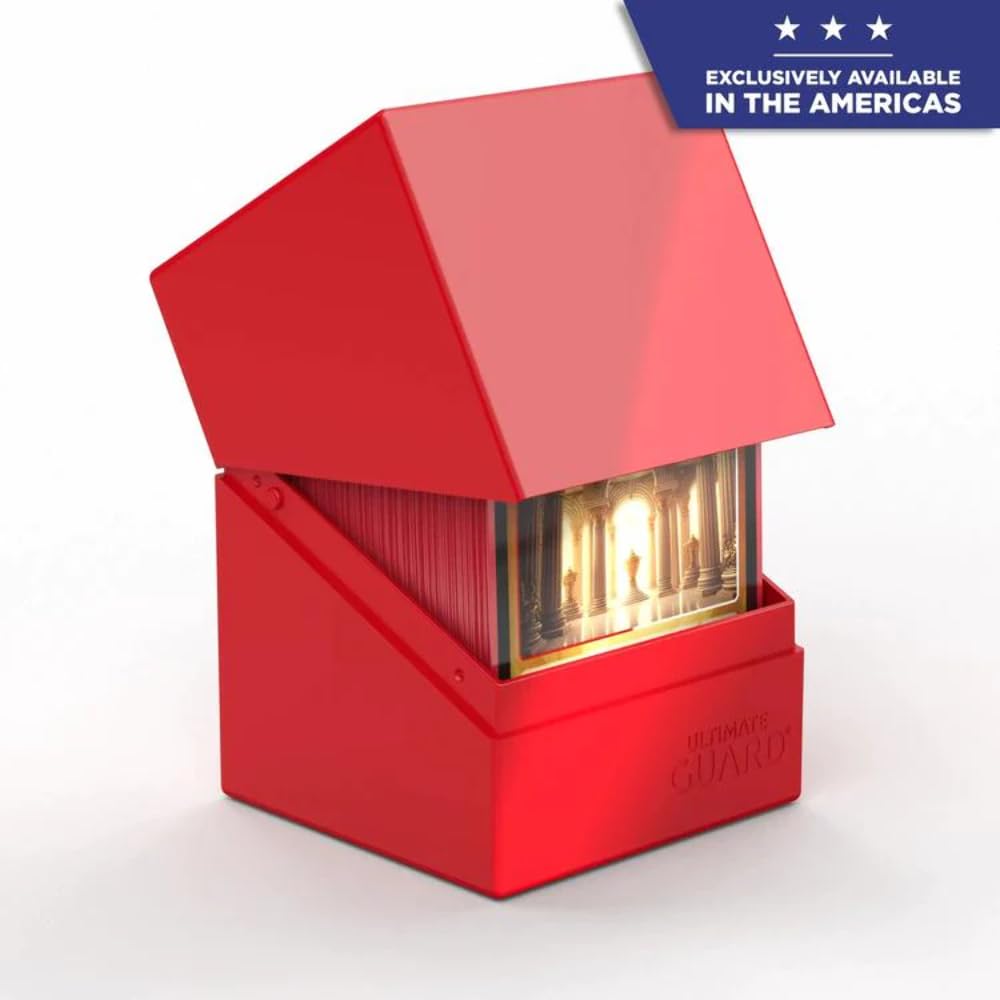 Ultimate Guard Boulder 100+ Classic Deck Case – Frosted, Secure, Durable Storage for 100 Double-Sleeved Cards