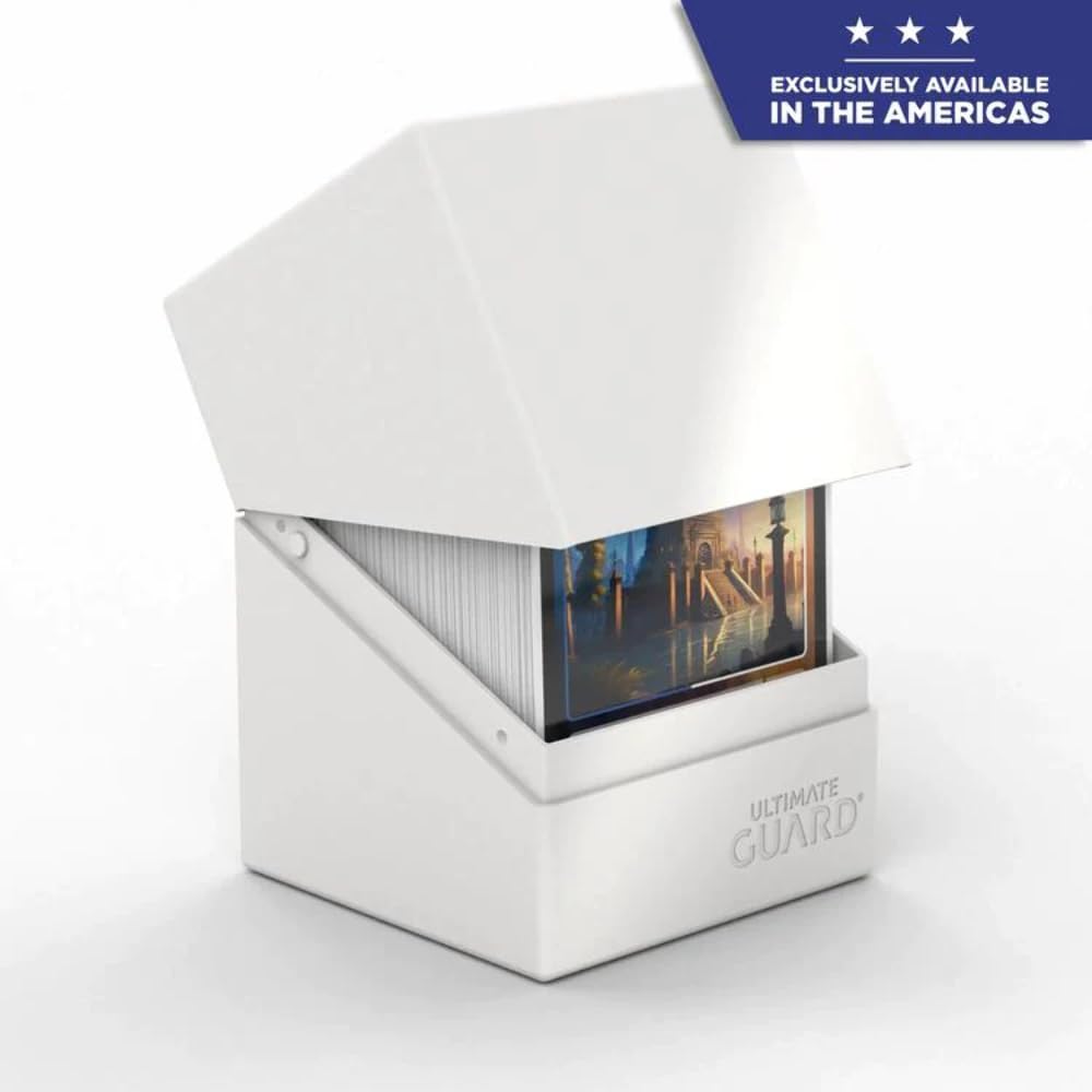 Ultimate Guard Boulder 100+ Classic Deck Case – Frosted, Secure, Durable Storage for 100 Double-Sleeved Cards