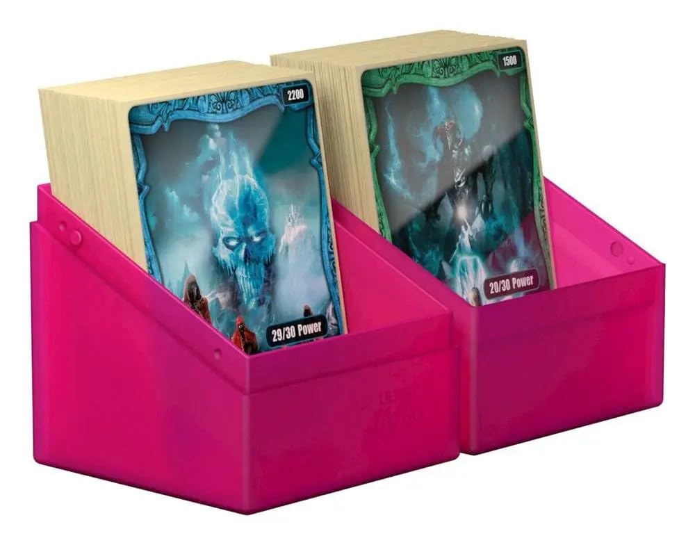Ultimate Guard Boulder 100+ Classic Deck Case – Secure, Durable Storage for 100 Double-Sleeved Cards | Rhodonite Soft-Touch