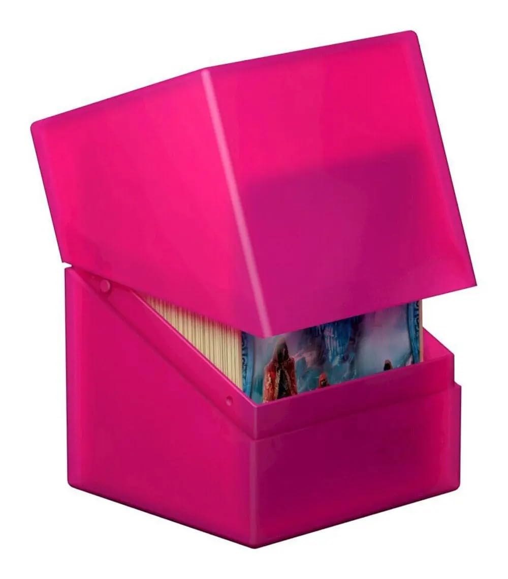 Ultimate Guard Boulder 100+ Classic Deck Case – Secure, Durable Storage for 100 Double-Sleeved Cards | Rhodonite Soft-Touch