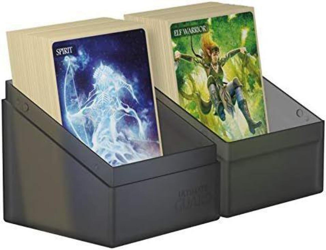 Ultimate Guard Boulder 100+ Classic Deck Case – Frosted, Secure, Durable Storage for 100 Double-Sleeved Cards
