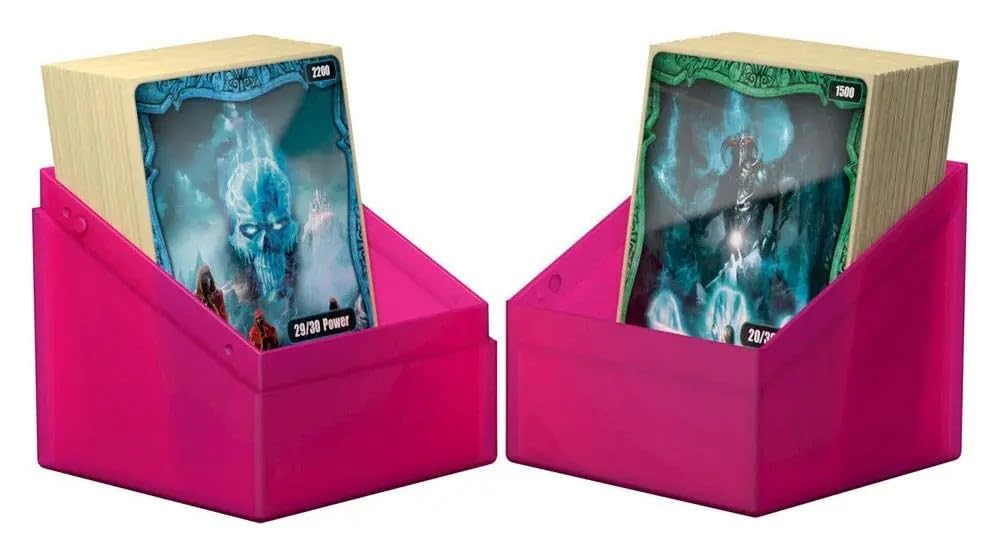 Ultimate Guard Boulder 100+ Classic Deck Case – Secure, Durable Storage for 100 Double-Sleeved Cards | Rhodonite Soft-Touch