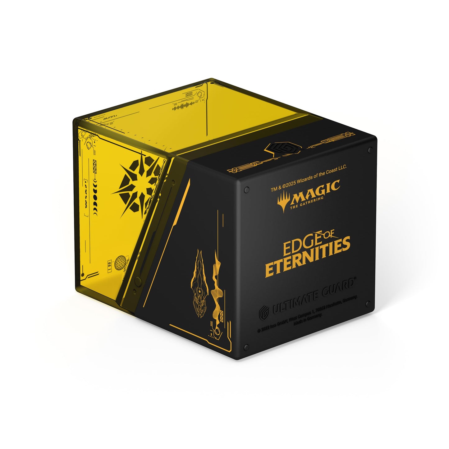 Ultimate Guard Boulder 100+ Deck Box – MTG Edge of Eternities Sunstar | Secure, Durable Card Storage
