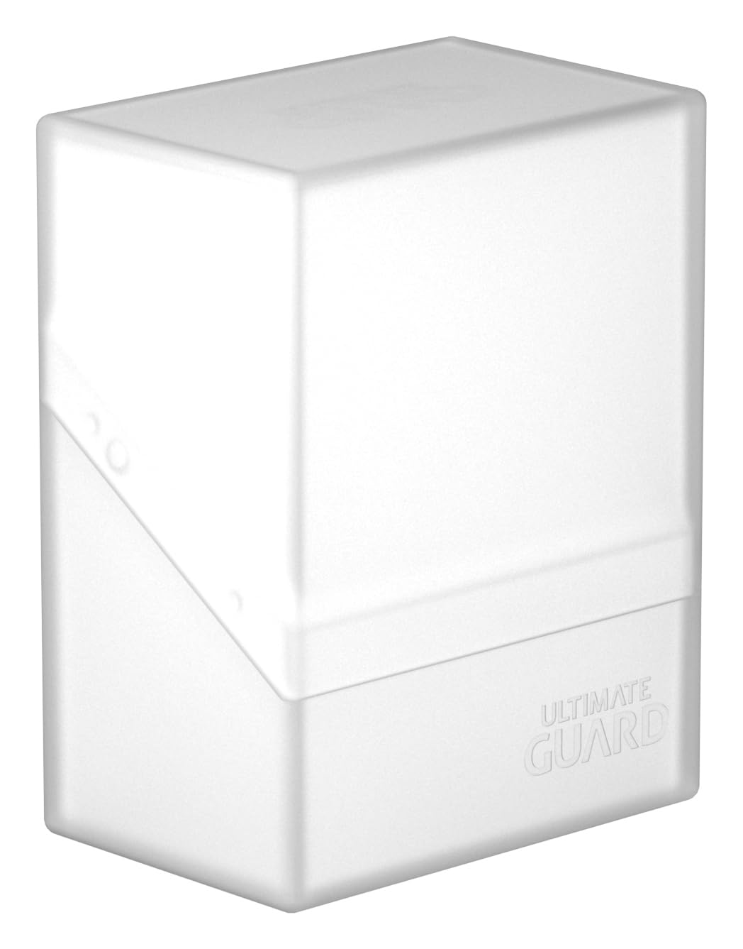 Ultimate Guard Boulder 60+ Classic Deck Case – Frosted, Secure Storage for 60 Double-Sleeved Cards