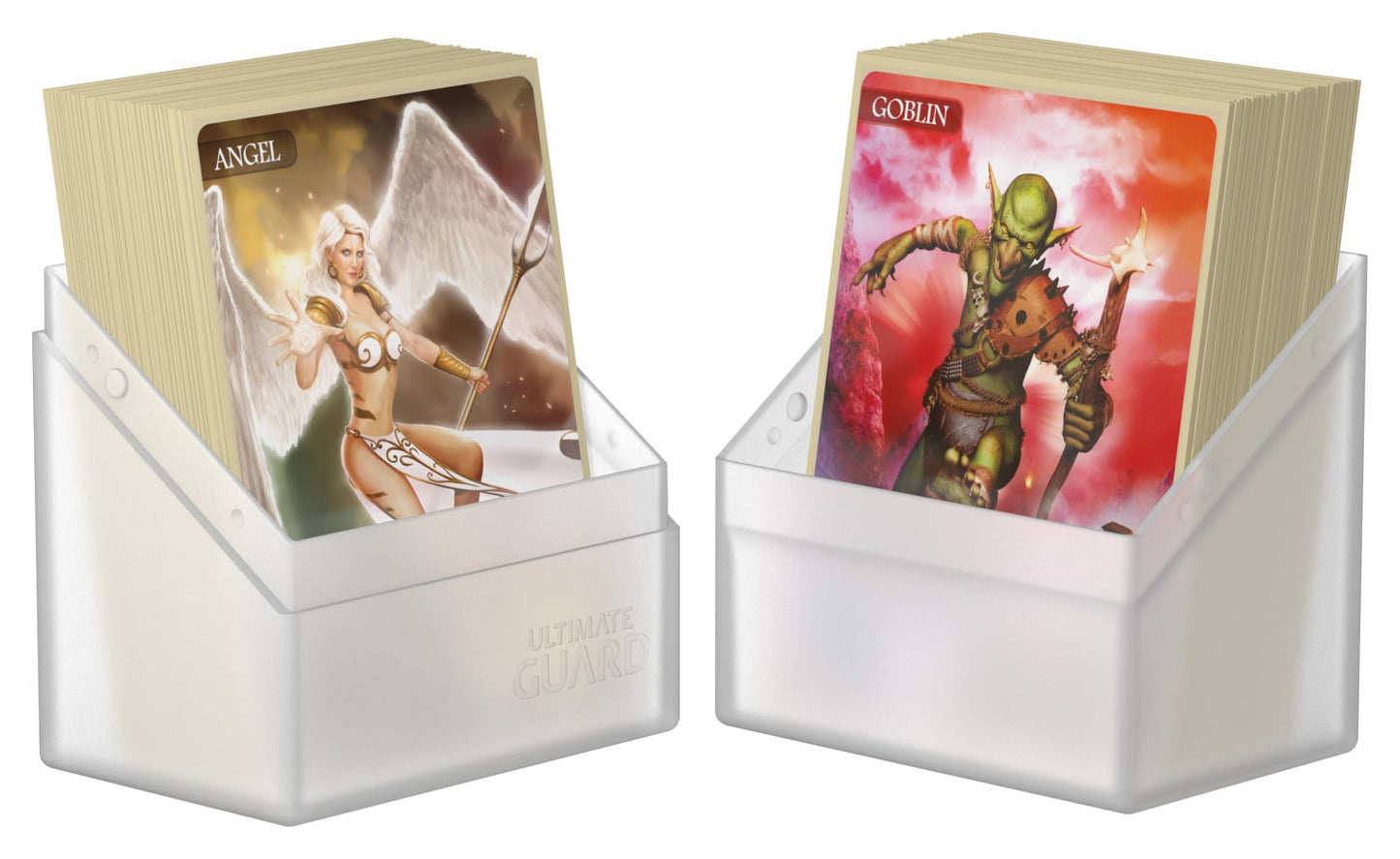 Ultimate Guard Boulder 60+ Classic Deck Case – Frosted, Secure Storage for 60 Double-Sleeved Cards