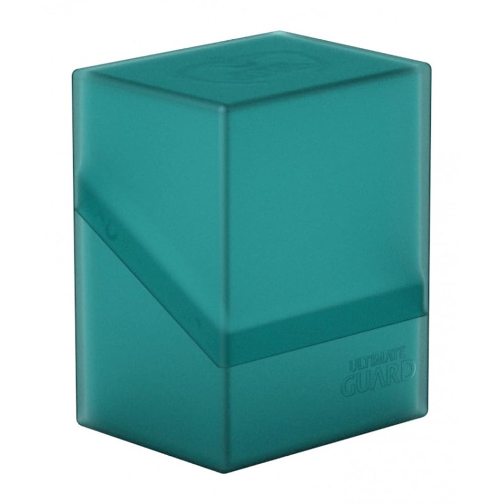 Ultimate Guard Boulder 80+ Classic Deck Case – Malachite, Secure & Durable Storage for 80 Double-Sleeved TCG Cards | Soft-Touch Finish