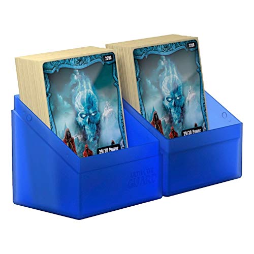 Ultimate Guard Boulder 80+ Classic Deck Case – Sapphire, Secure & Durable TCG Storage