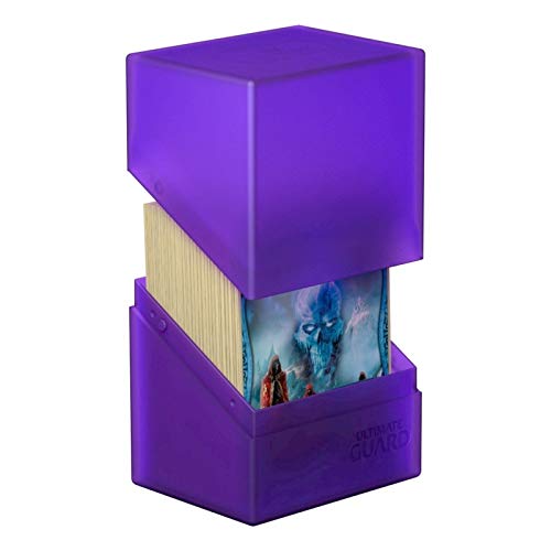Ultimate Guard Boulder 80+ Classic Deck Case – Amethyst, Secure & Durable TCG Card Storage