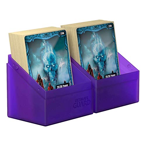 Ultimate Guard Boulder 80+ Classic Deck Case – Amethyst, Secure & Durable TCG Card Storage