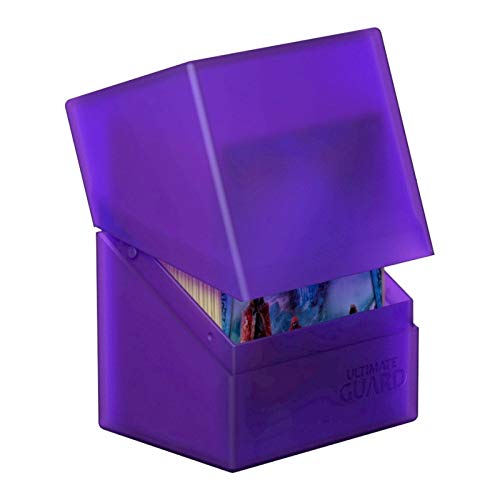 Ultimate Guard Boulder 80+ Classic Deck Case – Amethyst, Secure & Durable TCG Card Storage