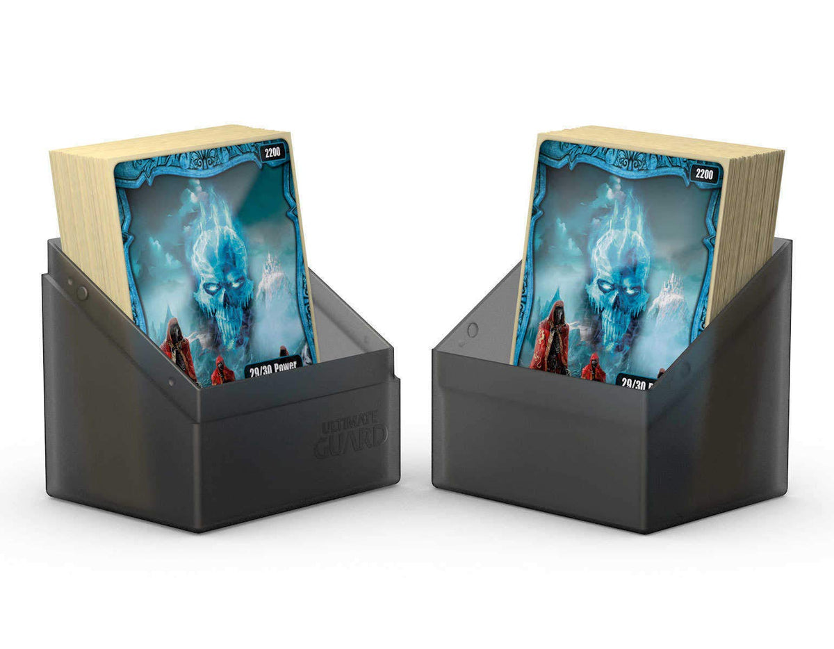 Ultimate Guard Boulder 80plus Classic Deck Case Onyx - Secure Storage for 80 Double-Sleeved Cards