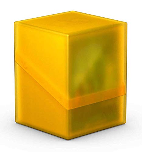 Ultimate Guard Boulder 100+ Classic Amber Deck Case — Secure, Durable Storage for TCG Cards