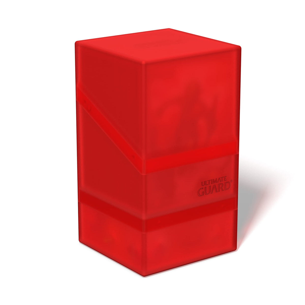 Ultimate Guard Boulder'n'Tray 100+ Ruby: Durable Card Case with Removable Tray