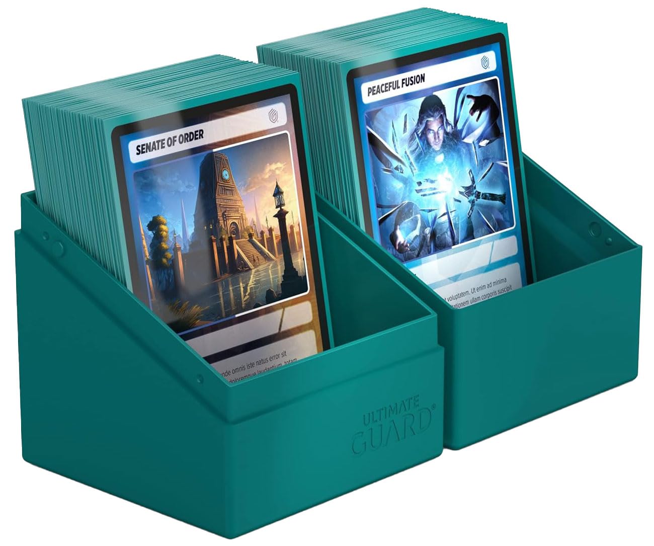 Ultimate Guard Boulder Solid 100+ Deck Case – Petrol, Secure & Durable Card Storage